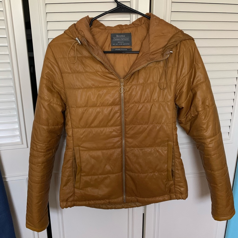 Mustard Yellow Puffer Jacket